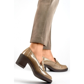 Bombas Modelo YL105KH Castanho - PRIMO 2