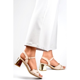 Sandálias Modelo GD-FL1133BE bege 1 Sandálias Modelo GD-FL1133BE bege 1