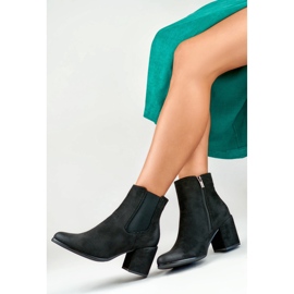 Botas Modelo 260038B-SU Camurça Preta - PRIMO preto 1