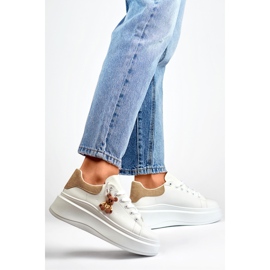 Calçado Esportivo Modelo LL23171KH Branco/Bege - PRIMO 2