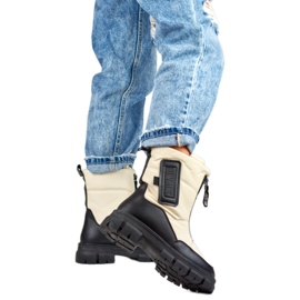 Botas de neve Modelo H-07BE Bege/Preto - PRIMO 1