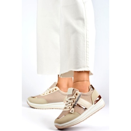 Calçado Esportivo Modelo 9053-SP-BE bege 1