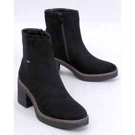 Botins pretos com salto estável Filly 1