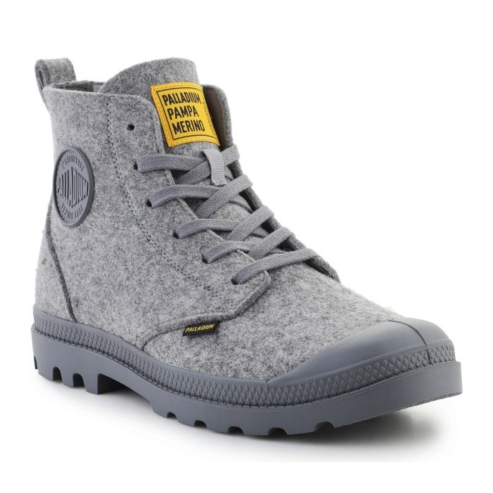 Sapatos Palladium Pampa Hi Merino 74377-027-M Cinza 1