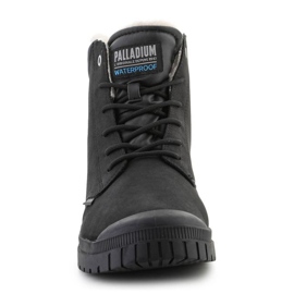 Sapatos Palladium sp20 Cuff Couro Impermeável Wl 79067-008-M preto 2