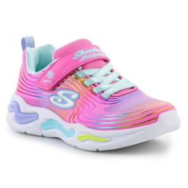 Sapatos Skechers S-Lights Wavy Beams 302338L-PKMT rosa 1