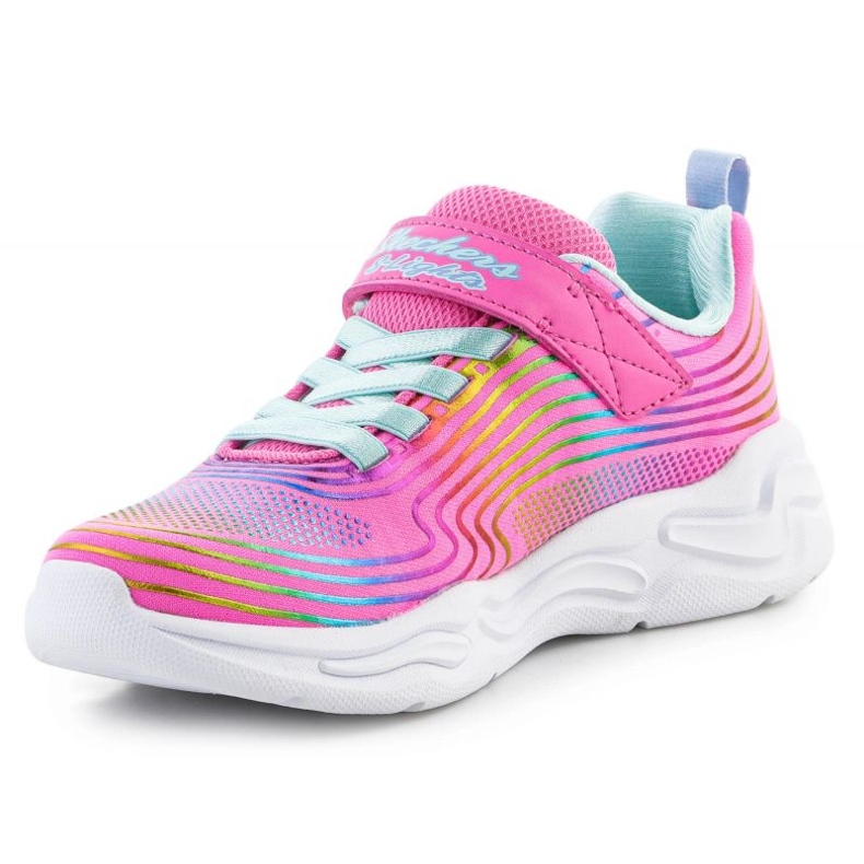 Sapatos Skechers S-Lights Wavy Beams 302338L-PKMT rosa 2