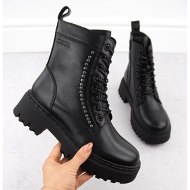 Botas de couro Big Star, isoladas OO274A255 INT2062 preto 1