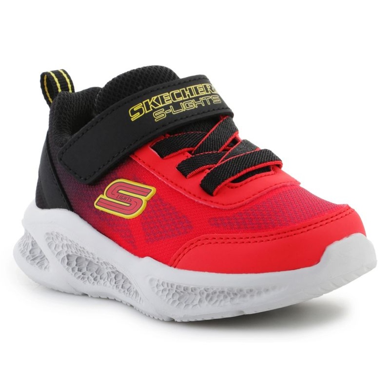 Sapatos Skechers S-Lights Meteor-Lights-Krendox 401495N-RDBK vermelho 1