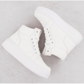 News Novidades calçados esportivos altos W 8166 EVE465A branco 2