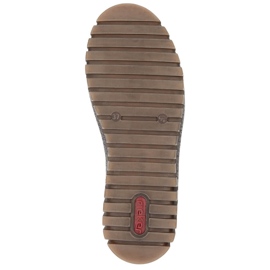 Botas pretas femininas impermeáveis ​​Rieker Y3433-00 preto 2