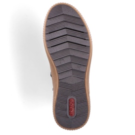 Botins femininos com isolamento, azul, Rieker Z6648-14 2 Botins femininos com isolamento, azul, Rieker Z6648-14 2