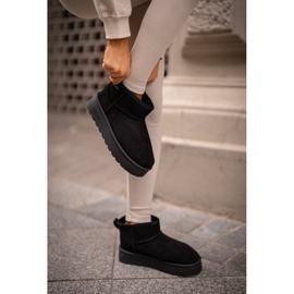 Botas de neve com plataforma baixa Big Star OO274A099 pretas preto 2