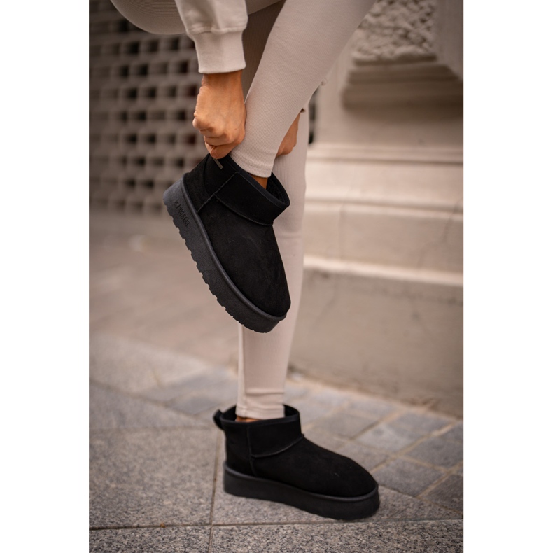 Botas de neve com plataforma baixa Big Star OO274A099 pretas preto 2