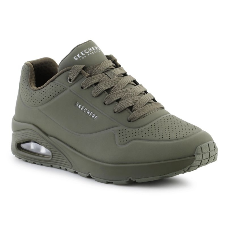 Sapatos Skechers Uno Stand On Air 52458-DKGR verde 1 Sapatos Skechers Uno Stand On Air 52458-DKGR verde 1