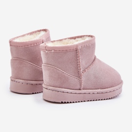 Botas de neve com isolamento infantil rosa Gooby 2 Botas de neve com isolamento infantil rosa Gooby 2