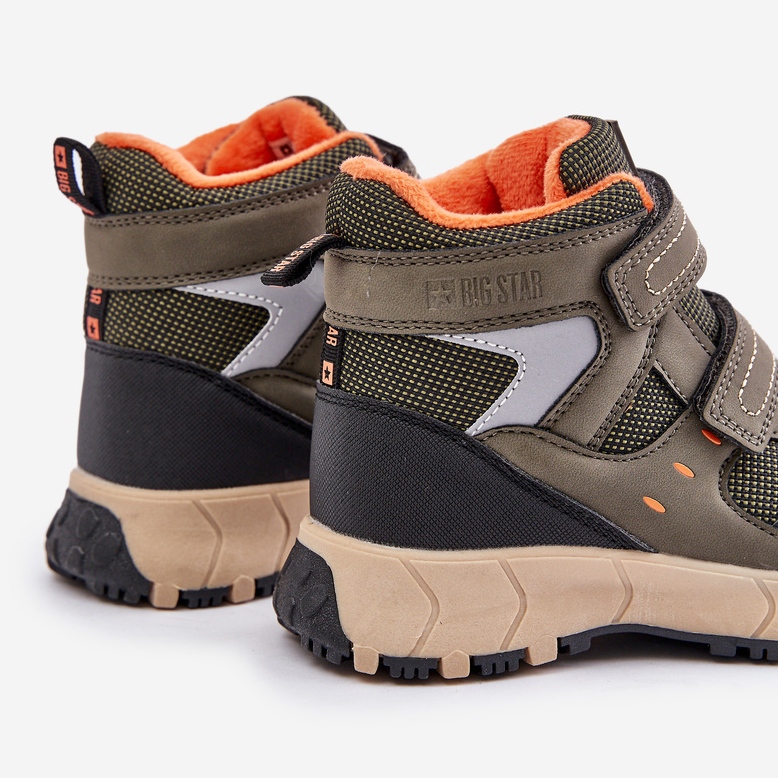Botas de neve infantis isoladas Big Star OO374129 Caqui verde 2
