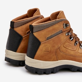 Botas de caminhada isoladas masculinas McBraun Camel castanho 2