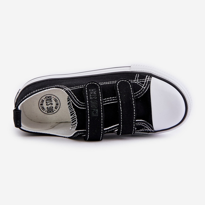 Tênis infantil com velcro Big Star OO374008 preto 2