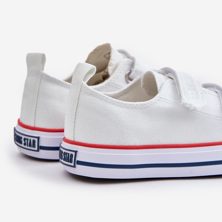 Tênis infantil com velcro Big Star OO374009 branco 2