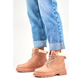 Botas femininas com isolamento rosa 9501-PA-P 2 Botas femininas com isolamento rosa 9501-PA-P 2