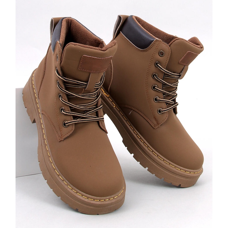 Botas femininas de madeira Kellers Coffee marrom 1