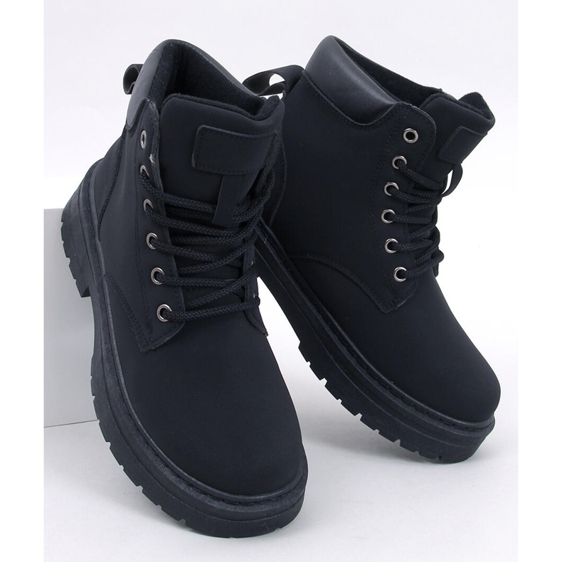 Botas de madeira femininas Kellers Black preto 1