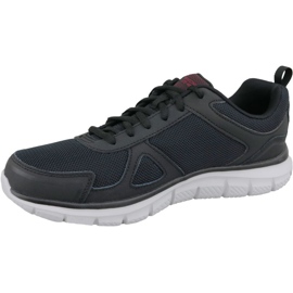 Sapatos Skechers Track-Scloric 52631-BKRD preto 1