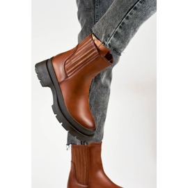 Botins femininos com isolamento, castanhos, 1262C 1