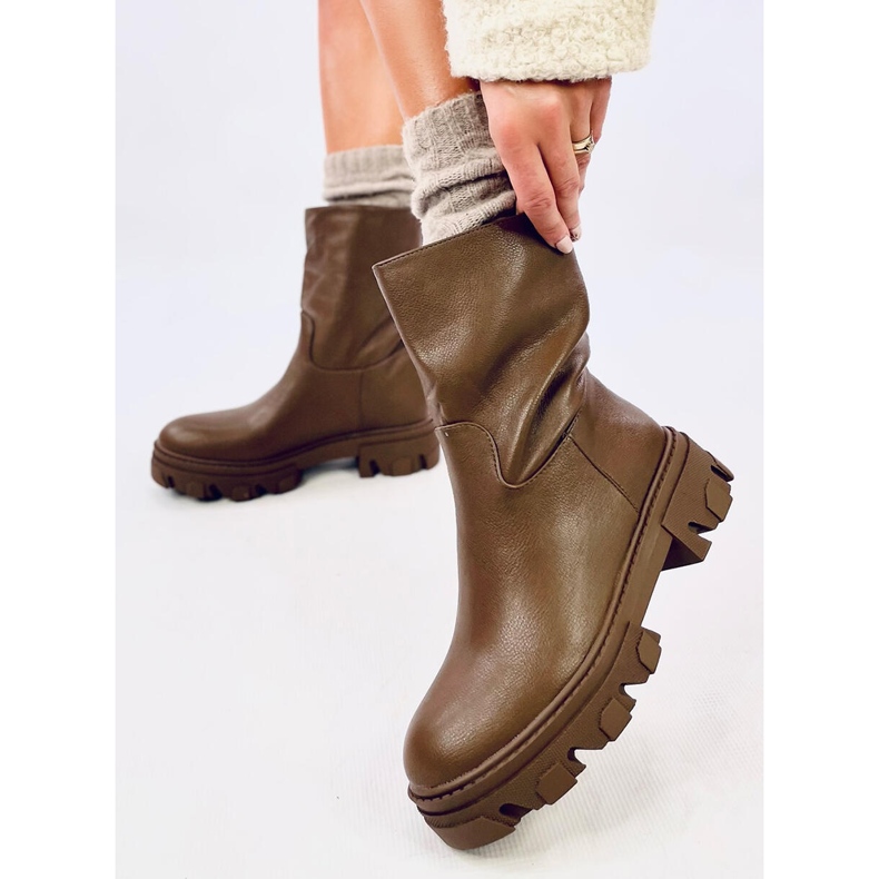 Botins de corte reto Bunton Brown castanho 2 Botins de corte reto Bunton Brown castanho 2