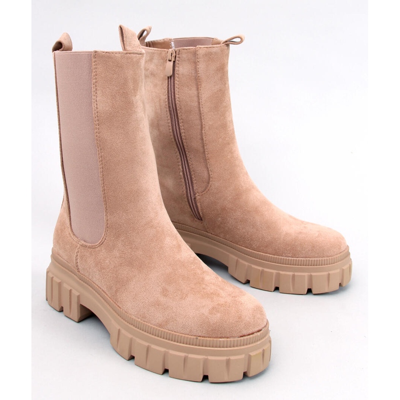 Botas Dowel Khaki Chelsea bege 1