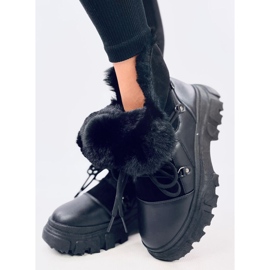Botas de neve Jarl Black para mulher preto 2