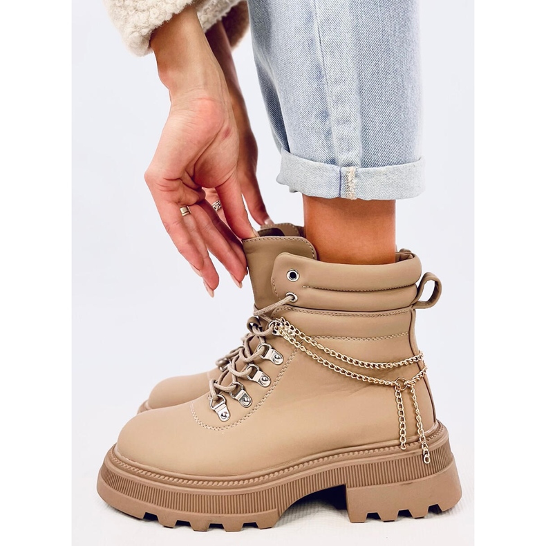 Botas de caçador de damasco Hudson bege 2