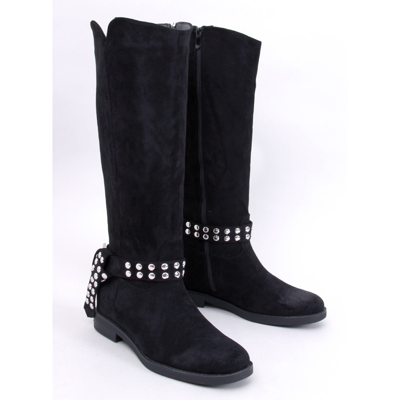 Botas femininas de camurça Brews Black preto 1