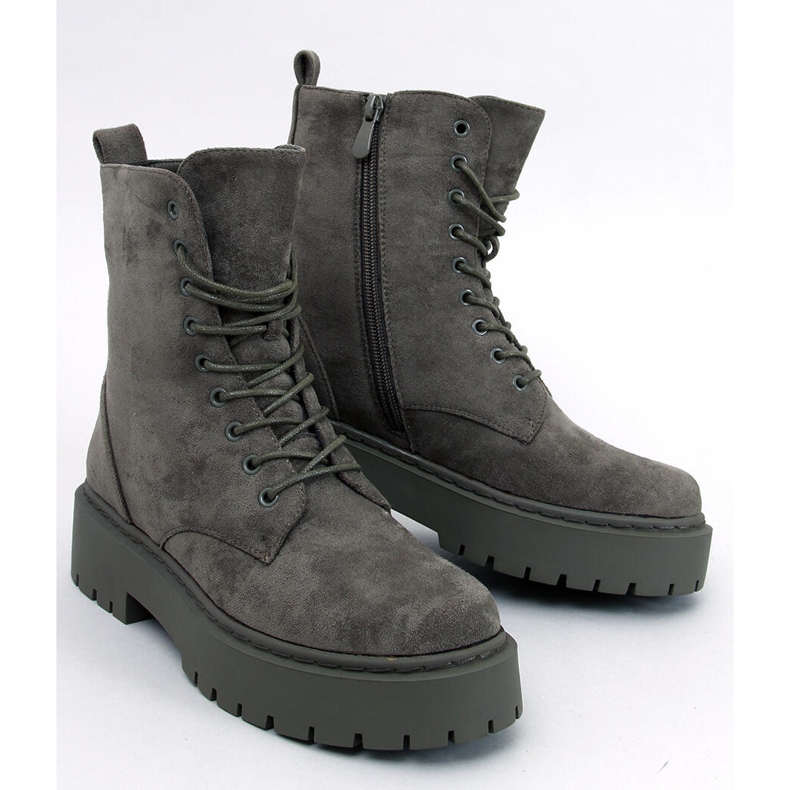 Botins plataforma com cadarço verde Burse. 1