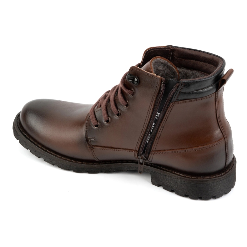 Olivier Sapatos masculinos de inverno, botins de couro 754, marrom escuro castanho 2 Olivier Sapatos masculinos de inverno, botins de couro 754, marrom escuro castanho 2