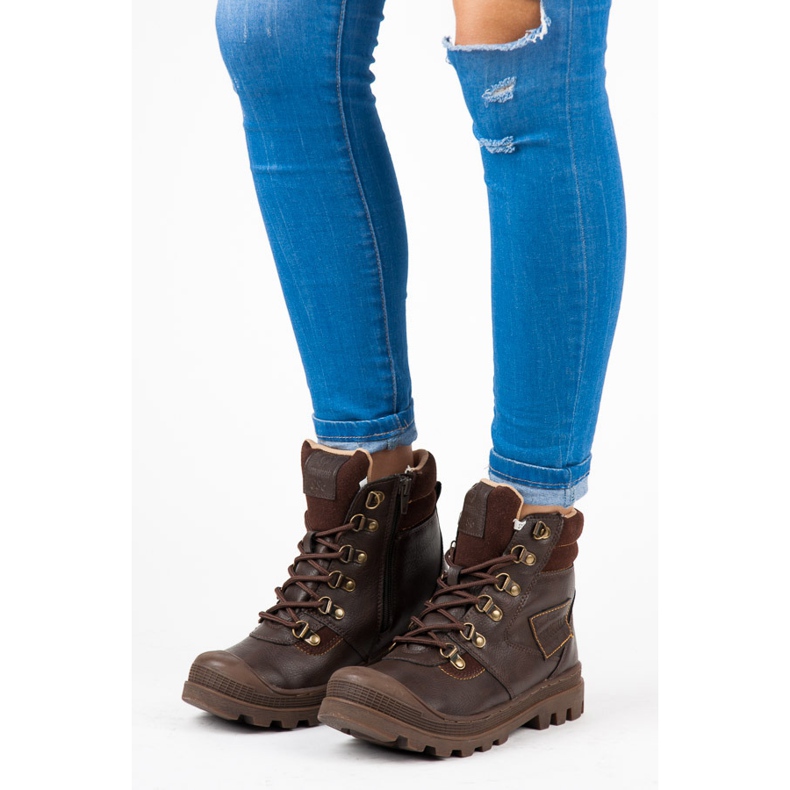 Arrigo Bello Caçadores com pele de carneiro castanho 2 Arrigo Bello Caçadores com pele de carneiro castanho 2