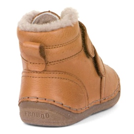 Botas Froddo com isolamento de inverno e velcro (G2110113-1) bege 1