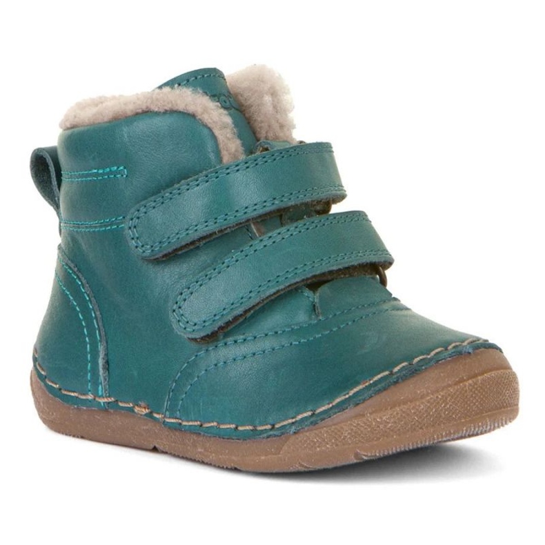 Botas Froddo com isolamento de inverno e velcro (G2110113-6) verde 1