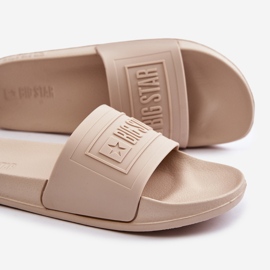 Chinelos femininos leves Big Star OO274035 bege 2