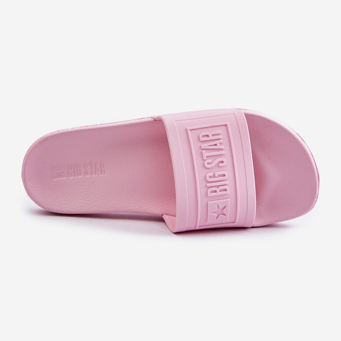 Chinelos femininos leves Big Star OO274036 rosa 2