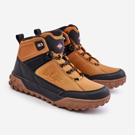 Sapatos de caminhada masculinos isolados Lee Cooper LCJ-24-01-2938 Camel marrom 1