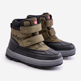 Botas de neve isoladas Lee Cooper para meninos LCJ-23-01-2058 verdes 1