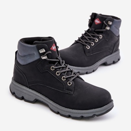 Tênis de caminhada masculino Lee Cooper Trappers LCJ-24-01-2948 preto 1