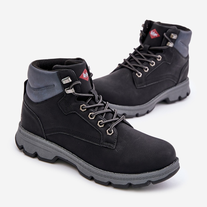 Tênis de caminhada masculino Lee Cooper Trappers LCJ-24-01-2948 preto 1