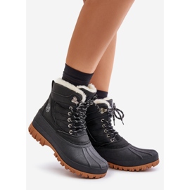 Botas femininas de neve com cadarço e pele Lee Cooper LCJ-24-44-2868 pretas preto 1 Botas femininas de neve com cadarço e pele Lee Cooper LCJ-24-44-2868 pretas preto 1