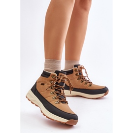 Botas de caminhada isoladas masculinas Lee Cooper LCJ-24-03-3035M marrom camelo castanho 2