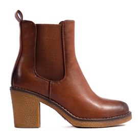 Botins clássicos Shelovet castanhos marrom 1