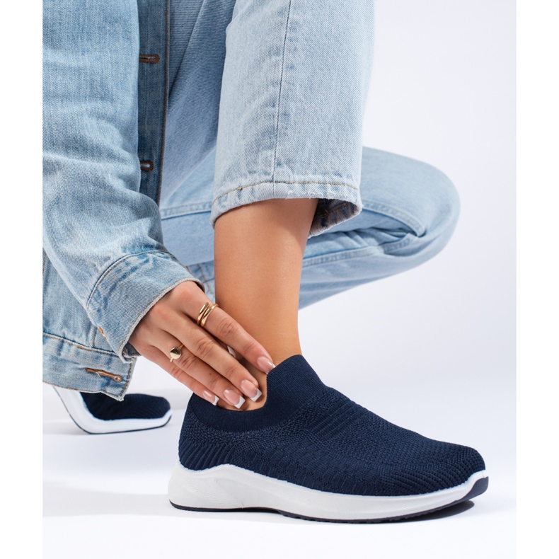 Calçado desportivo têxtil azul marinho 2