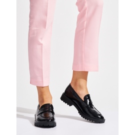 Mocassins pretos envernizados 2